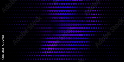 Dark Purple, Pink vector layout with circle shapes. Abstract illustration with colorful spots in nature style. Pattern for wallpapers, curtains.