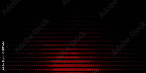 Dark Brown vector pattern with spheres. Abstract illustration with colorful spots in nature style. Pattern for wallpapers, curtains.
