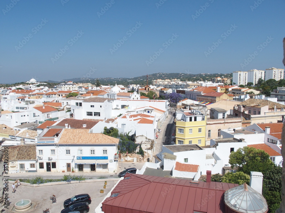 Blick auf die Stadt Loule Portugal