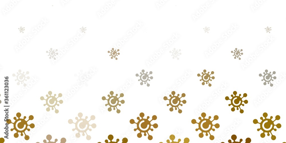 custom made wallpaper toronto digitalLight Gray vector background with covid-19 symbols.