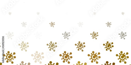 Wallpaper Mural Light Gray vector background with covid-19 symbols. Torontodigital.ca