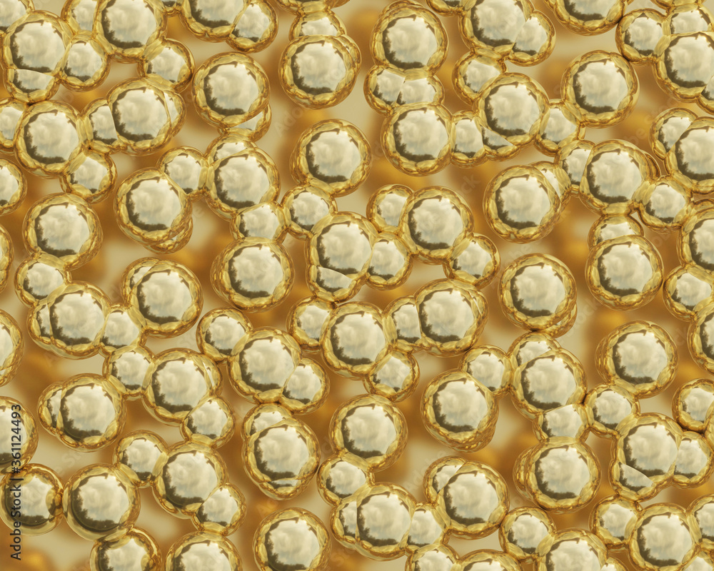 Gold sphere. Golden glossy ball. 3d render Gold sphere. Golden glossy ball. 3d render