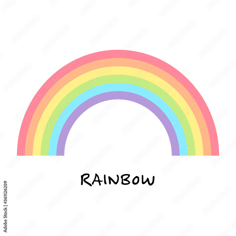Regenbogen - Vektor Illustration	