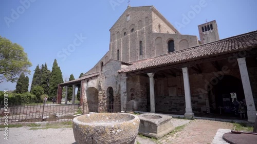Wallpaper Mural View of an ancient Church in one of the beautiful island near Venice, Italy. Torontodigital.ca
