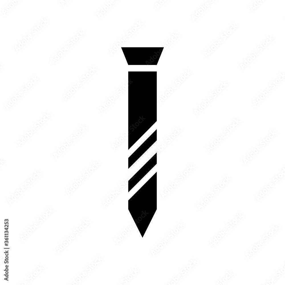 Tie Icon Vector Illustration in Trendy Flat Design Tie Icon Vector Illustration in Trendy Flat Design
