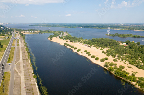 embankment of the rowing canal in Nizhny Novgorod