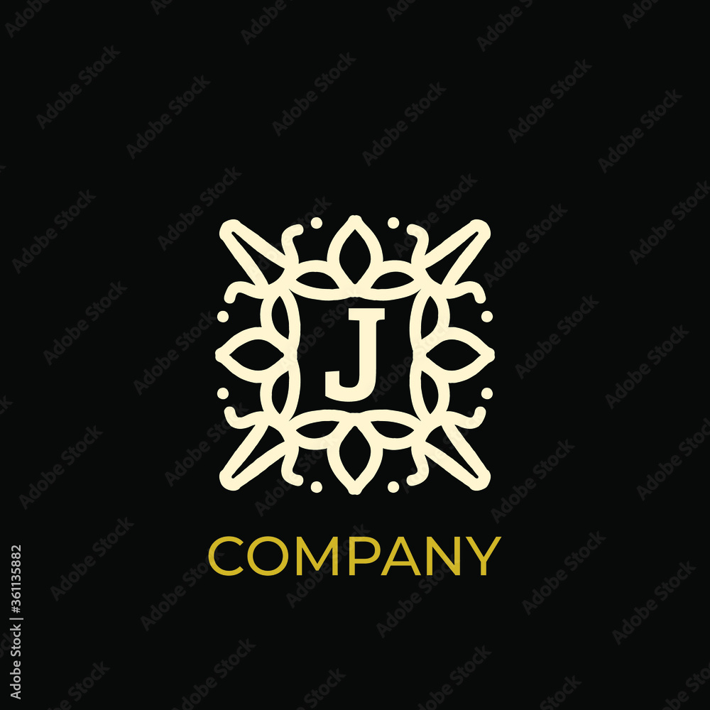 Luxury logo. Premium elegant initial letter design template for royalty, restaurant, hotel, boutique Cafe, Hotel, Heraldic, Jewelry, Fashion and other business Luxury logo. Premium elegant initial letter design template for royalty, restaurant, hotel, boutique Cafe, Hotel, Heraldic, Jewelry, Fashion and other business
