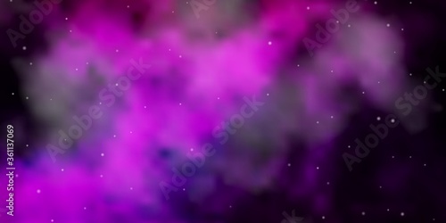 Dark Pink vector texture with beautiful stars. Colorful illustration in abstract style with gradient stars. Pattern for websites, landing pages.