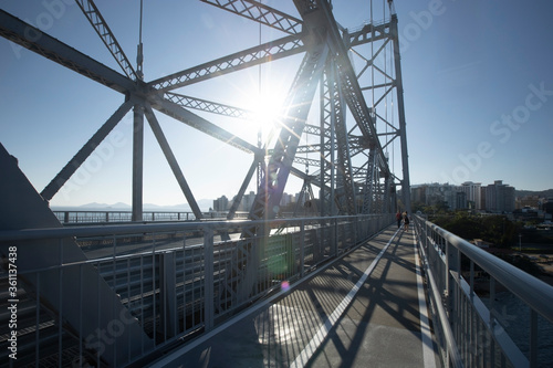 Hercilio Luz bridge, Florianopolis, Santa Catarina, Brazil