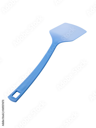 blue spatula for kitchen and cooking