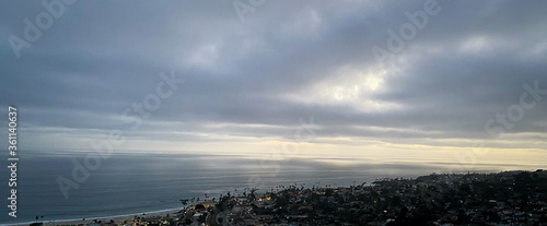 Laguna Beach crepuscular light