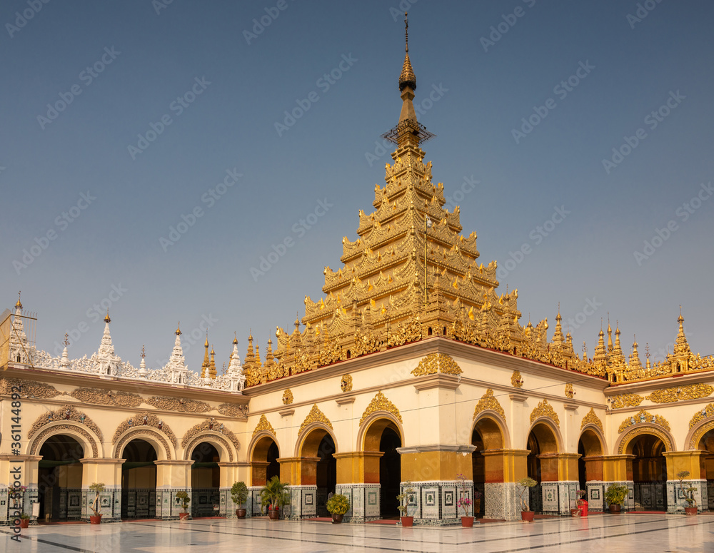Golden Stupa of the Mahamuni Pagoda