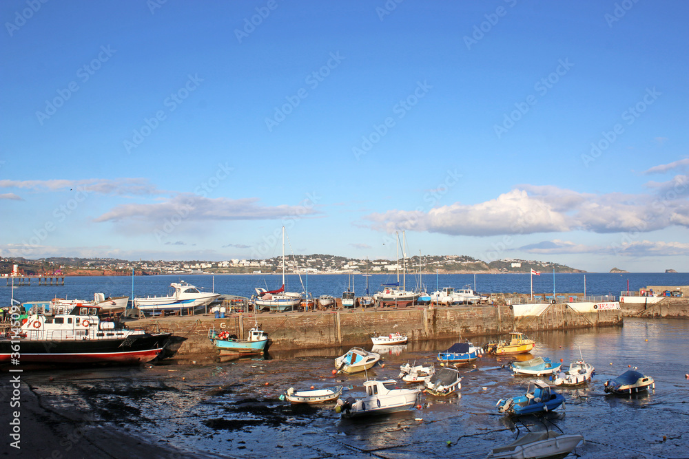 Boats in Paignton Harbour, Torbay