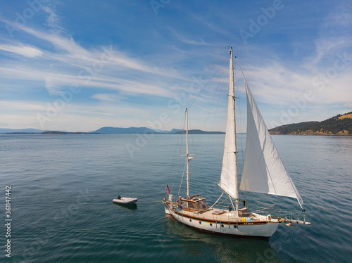 sailboat in the bay - 1