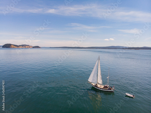 sailboat in the bay - 2 © Logan Fessler