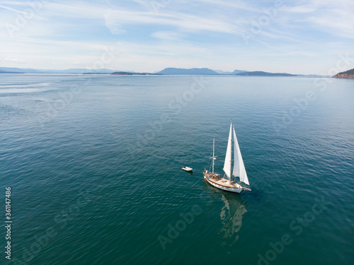 sailboat in the bay - 3 © Logan Fessler