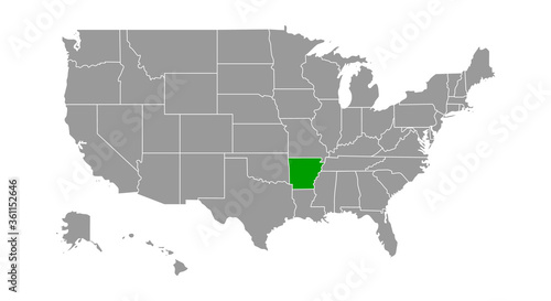 Arkansas Locate Map