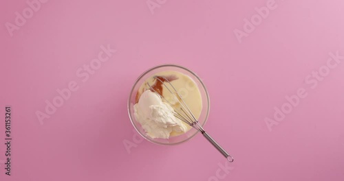 Wallpaper Mural whisking cream for a cheesecake Torontodigital.ca