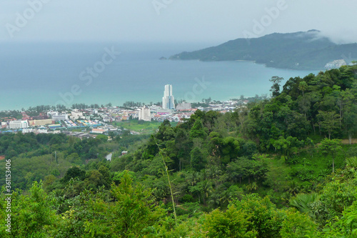 view from the mountain to Patong