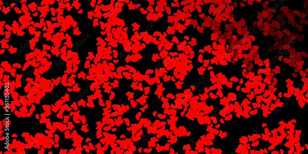 Dark red vector background with random forms. Dark red vector background with random forms.