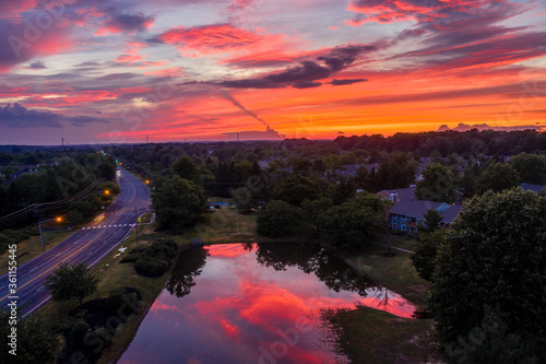 Plainsboro New Jersey Sunrise Sunset 