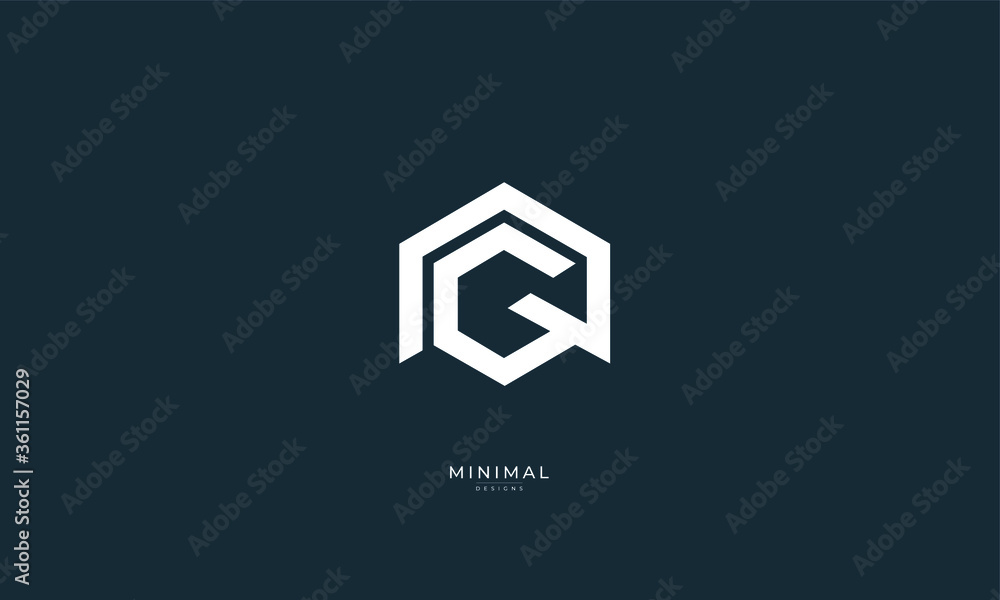 Alphabet letter icon logo G Alphabet letter icon logo G