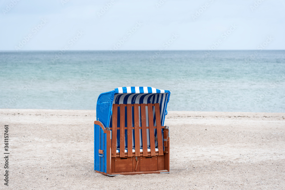 Strandkörbe an der Ostsee bei Schönhagen Strandkörbe an der Ostsee bei Schönhagen
