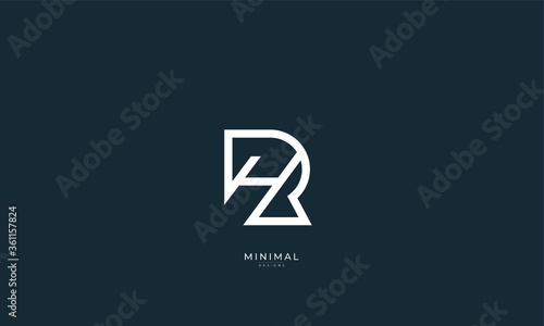 Alphabet letter icon logo RH or HR Free Download Alphabet letter icon logo RH or HR - GFXLoad