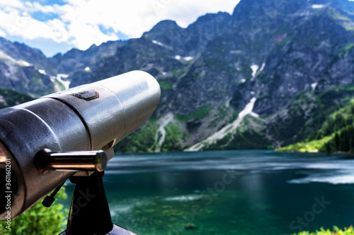 The High Tatras Mountains (Vysoké Tatry, Tatry Wysokie, Magas-Tátra), are a mountain range along the border of Slovakia in the Prešov Region, and southern Poland in the Lesser Poland Voivodeship.