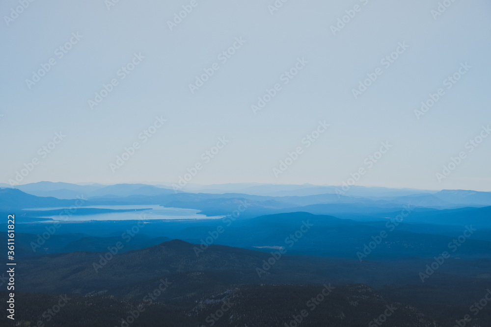 Distant Layers of Mountains