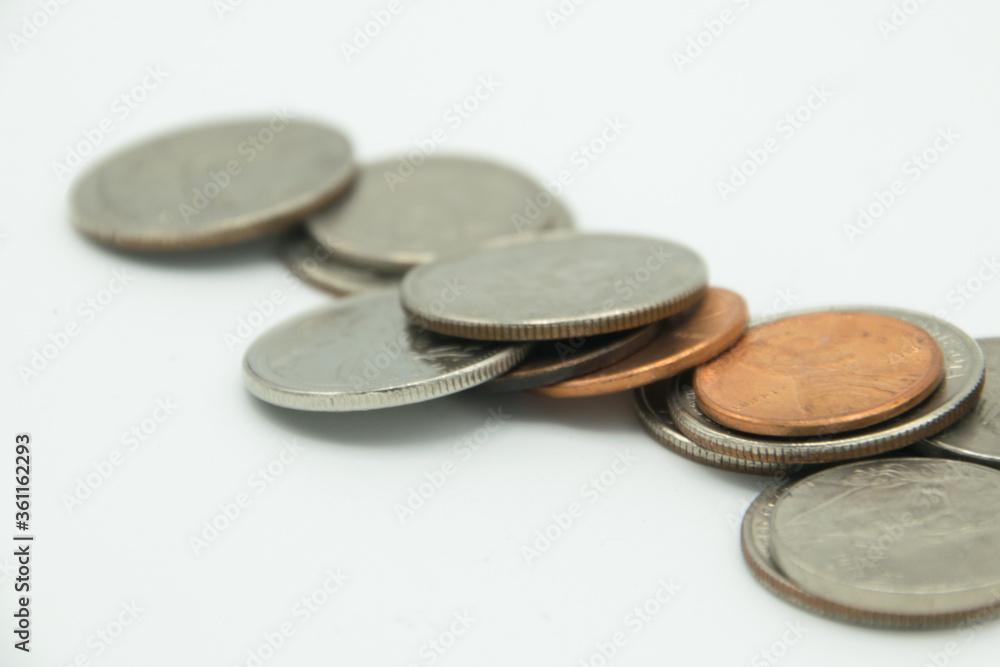 bunch of coins from different countries bunch of coins from different countries
