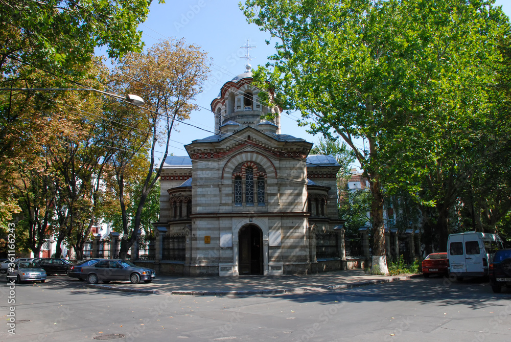 Naklejka premium The Church of Saint Pantaleon in Chisinau, Moldova