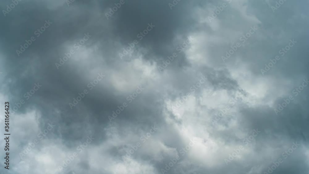 Dark storm clouds loops time lapse Dark storm clouds loops time lapse