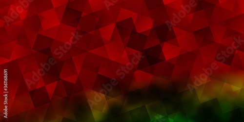 Dark Multicolor vector texture with poly style with cubes.