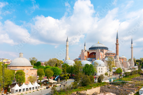Hagia Sophia in Istanbul, Turkey.