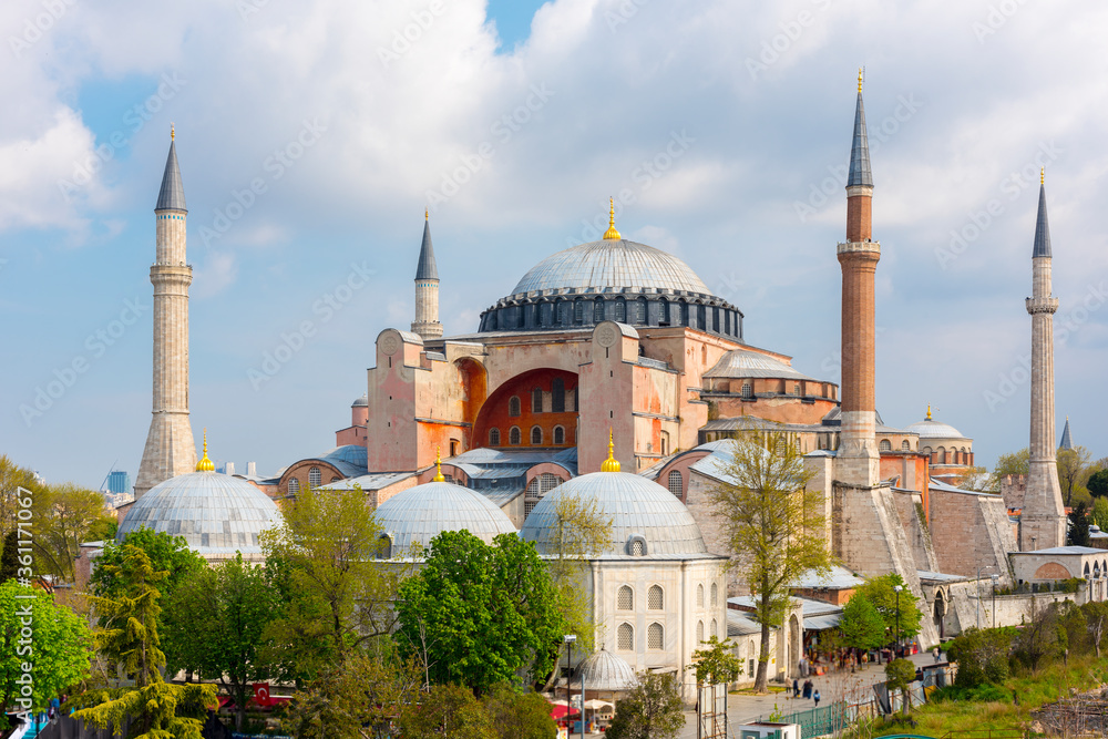 Naklejka premium Hagia Sophia in Istanbul, Turkey.
