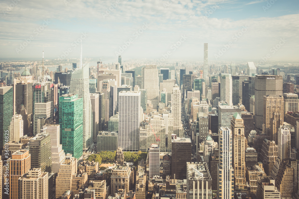 New York day panorama