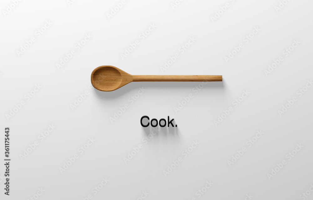 spoons on white background spoons on white background