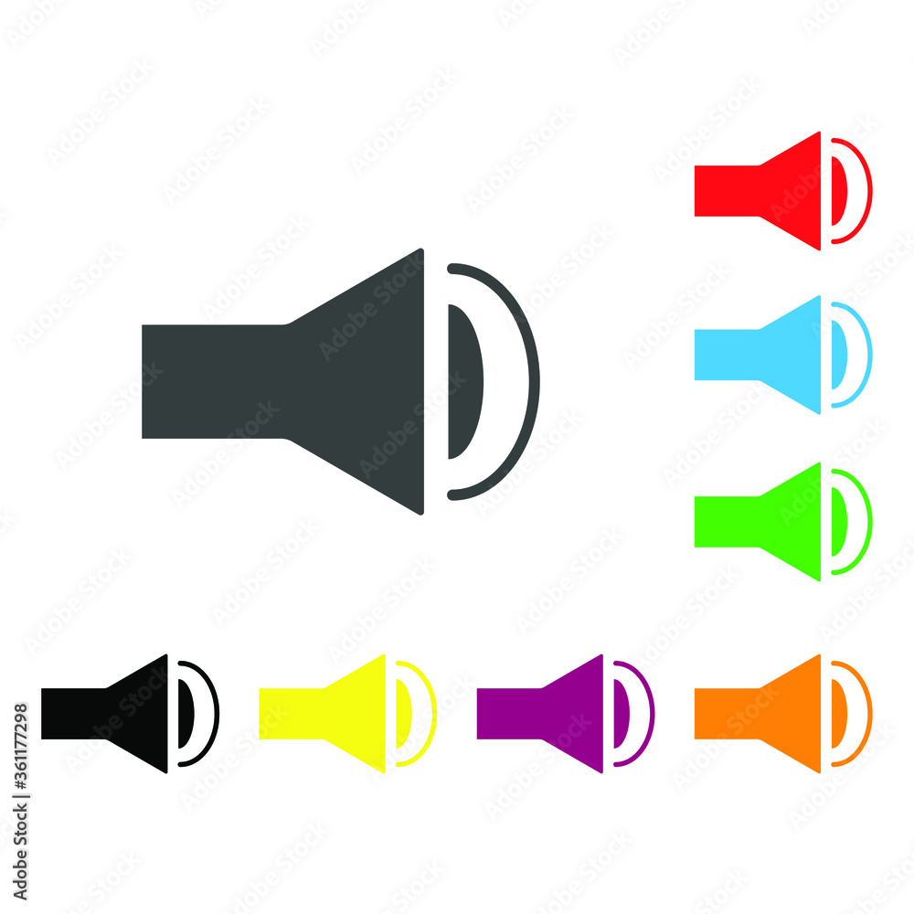 set of sound icons on white background vector illustration
set of sound icons on white background vector illustration