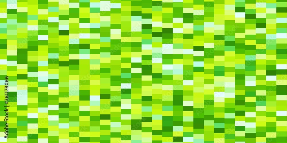 Light Green, Yellow vector backdrop with rectangles. New abstract illustration with rectangular shapes. Design for your business promotion.