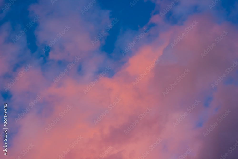 clouds in the sky, colorful clouds in the sky