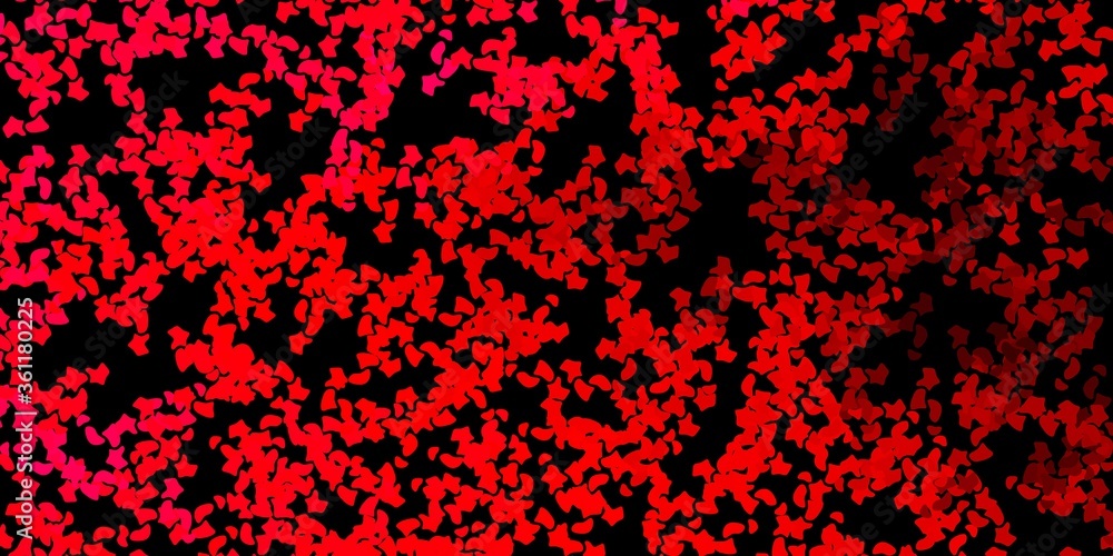 Dark pink vector background with random forms. Dark pink vector background with random forms.