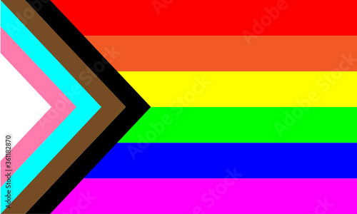 Diversity of the LGBTQ+ comunity vector format high quality