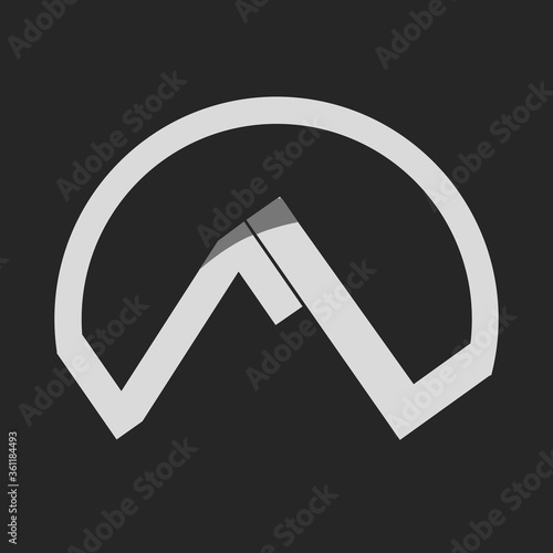 creative illustration of a mountain