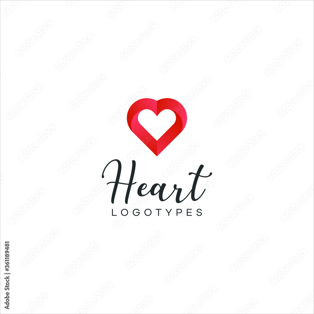 Heart logo icon illustration vector graphic download