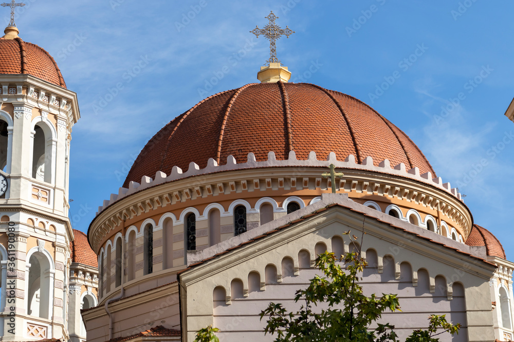 Metropolitan Church at the center of city of Thessaloniki, Greece