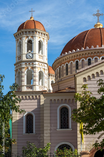 Metropolitan Church at the center of city of Thessaloniki, Greece