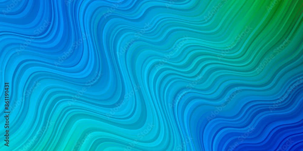 Light Blue, Green vector background with bows. Abstract illustration with bandy gradient lines. Pattern for websites, landing pages. Light Blue, Green vector background with bows. Abstract illustration with bandy gradient lines. Pattern for websites, landing pages.