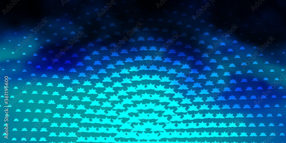 Dark BLUE vector layout with bright stars. Decorative illustration with stars on abstract template. Design for your business promotion. Dark BLUE vector layout with bright stars. Decorative illustration with stars on abstract template. Design for your business promotion.