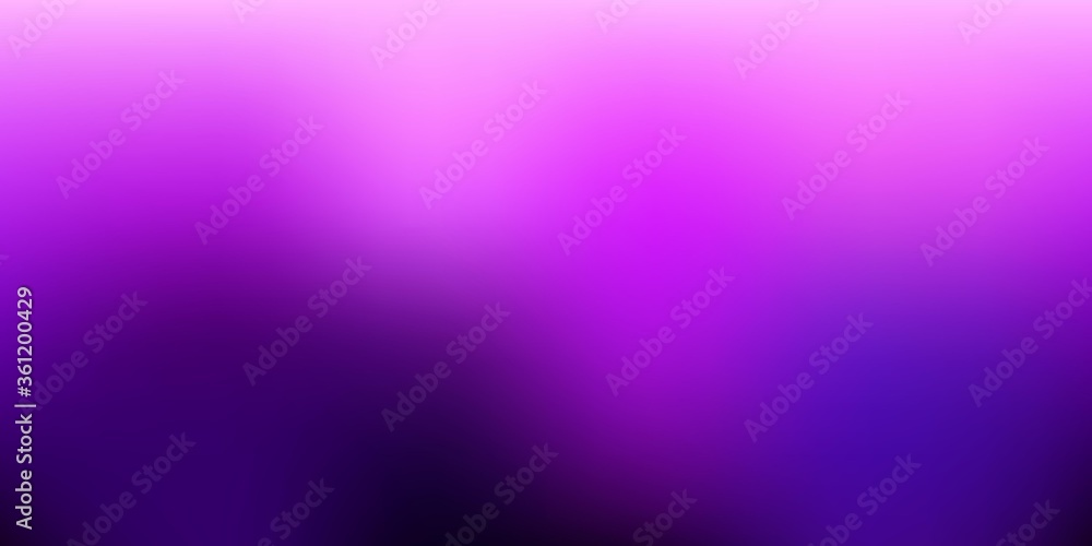 Fototapeta premium Dark Purple vector blurred backdrop.